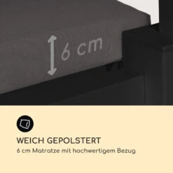 Eremitage Double Lux Sonnenliege 4 Liegepositionen 2 Personen 6 Cm Polster -Outdoor Grills Store 10035922 de 0006 logo