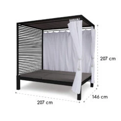 Eremitage Double Lux Sonnenliege 4 Liegepositionen 2 Personen 6 Cm Polster -Outdoor Grills Store 10035922 yy 0010 logo