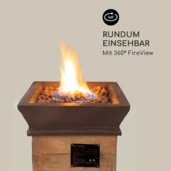 Prati Gas-Feuerstelle 13 KW Elektrisches Zündsystem Lavasteine Inkl. Regenschutz -Outdoor Grills Store 10035934 de 0005 logo