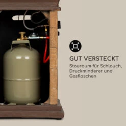 Prati Gas-Feuerstelle 13 KW Elektrisches Zündsystem Lavasteine Inkl. Regenschutz -Outdoor Grills Store 10035934 de 0006 logo