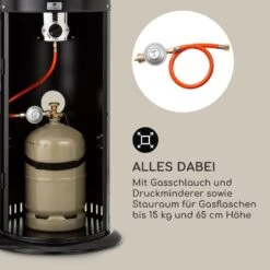 Heatwave Gasheizstrahler 10 KW (728 G/h) Bodenrollen Schutzcover Piezozündung -Outdoor Grills Store 10035958 de 0005 logo