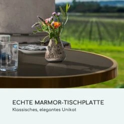 Patras Lux Bistro-Tisch Mit Dreifuß Marmortisch Ø: 57,5 Cm Höhe: 72 Cm -Outdoor Grills Store 10035984 de 0003 logo