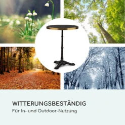 Patras Lux Bistro-Tisch Mit Dreifuß Marmortisch Ø: 57,5 Cm Höhe: 72 Cm -Outdoor Grills Store 10035984 de 0007 logo