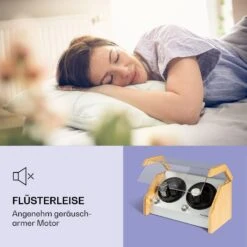 Garonne 4 Uhrenbeweger, 2 Drehteller, 4 Uhren, 3 Geschwindigkeiten, 4 Modi, Bambus -Outdoor Grills Store 10036042 de 0004 logo