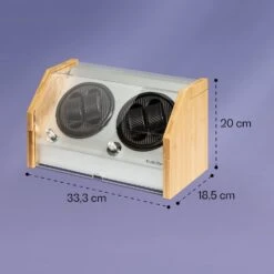 Garonne 4 Uhrenbeweger, 2 Drehteller, 4 Uhren, 3 Geschwindigkeiten, 4 Modi, Bambus -Outdoor Grills Store 10036042 yy 0005 logo