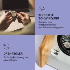 Garonne 6 Uhrenbeweger 6 Uhren 3 Geschwindigkeiten 4 Modi Bambus 7 Garonne 6 Uhrenbeweger 6 Uhren 3 Geschwindigkeiten 4 Modi Bambus -Outdoor Grills Store 10036043 de 0003 logo