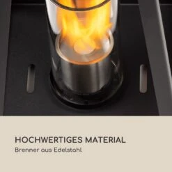 Fiamme Triangolo Ethanol-Laterne 2-Set Edelstahl-Brenner 0,3 Liter 4h Brenndauer -Outdoor Grills Store 10036072 de 0005 logo