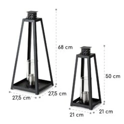 Fiamme Triangolo Ethanol-Laterne 2-Set Edelstahl-Brenner 0,3 Liter 4h Brenndauer -Outdoor Grills Store 10036072 yy 0009 logo