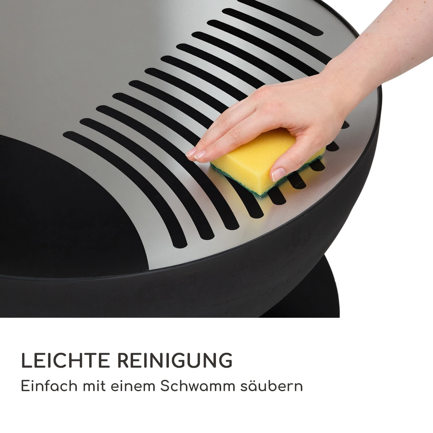 Savage 2.0 Rund Feuerschalen-Grill Ø: 60 Cm Stabiler Sockel Holzlager 6 Savage 2.0 Rund Feuerschalen-Grill Ø: 60 Cm Stabiler Sockel Holzlager – Bild 6