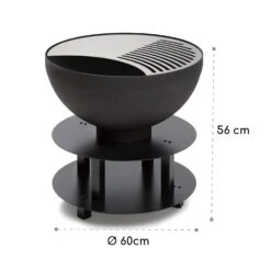 Savage 2.0 Rund Feuerschalen-Grill Ø: 60 Cm Stabiler Sockel Holzlager 13 Savage 2.0 Rund Feuerschalen-Grill Ø: 60 Cm Stabiler Sockel Holzlager -Outdoor Grills Store 10036086 yy 0007 logo