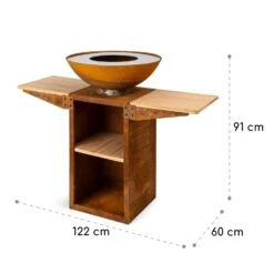 Savage 2.0 Tall Feuerschale Mit Grill Bambus-Seitentische Inkl. Wetterschutz 17 Savage 2.0 Tall Feuerschale Mit Grill Bambus-Seitentische Inkl. Wetterschutz -Outdoor Grills Store 10036087 yy 0009 logo