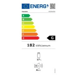 Geheimversteck Mini-Kühlschrank 2 Ebenen 17Ltr. 26dB Thermoelektrisch 13 Geheimversteck Mini-Kühlschrank 2 Ebenen 17Ltr. 26dB Thermoelektrisch -Outdoor Grills Store 10036105 energy label
