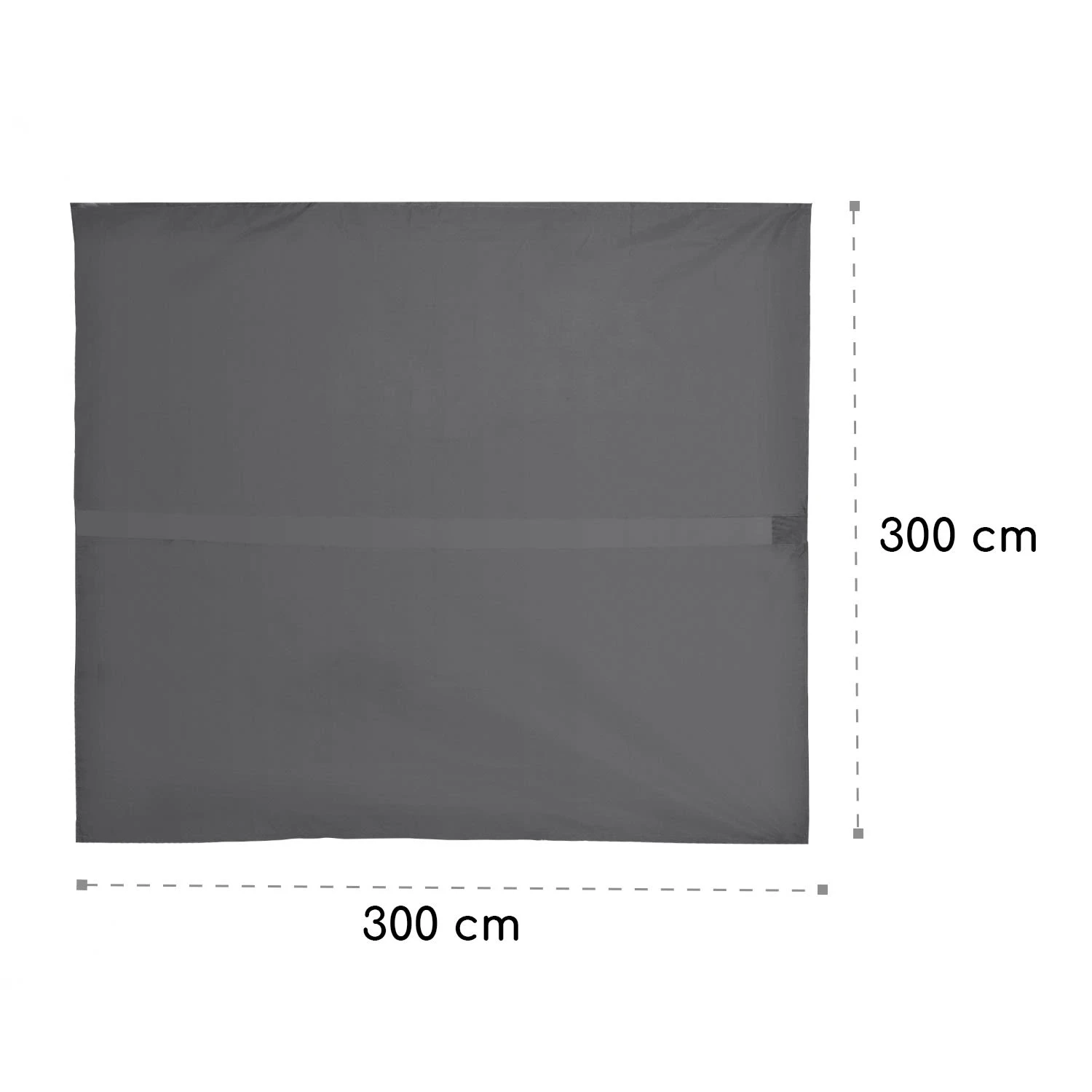 Pantheon Cortina Pergola Ersatzdach 200 G/m² Polyester-Tuch 3x3 M Inkl. Seilzug 5 Pantheon Cortina Pergola Ersatzdach 200 G/m² Polyester-Tuch 3x3 M Inkl. Seilzug – Bild 5