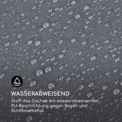 Pantheon Cortina Pergola Ersatzdach 200 G/m² Polyester-Tuch 3x6 M Inkl. Seilzug -Outdoor Grills Store 10036121 de 0004 logo