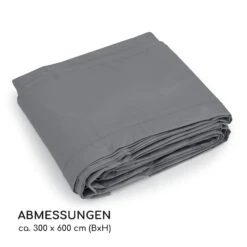 Pantheon Cortina Pergola Ersatzdach 200 G/m² Polyester-Tuch 3x6 M Inkl. Seilzug -Outdoor Grills Store 10036121 de 0005 dimensions