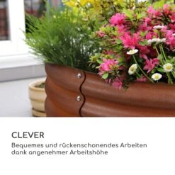 Rust Grow Hochbeet Gartenbeet Verzinktes Stahlblech Rost-Finish -Outdoor Grills Store 10036155 de 0003 logo