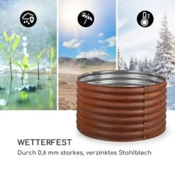 Rust Grow Hochbeet Gartenbeet Verzinktes Stahlblech Rost-Finish -Outdoor Grills Store 10036155 de 0006 logo