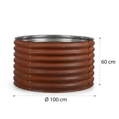 Rust Grow Hochbeet Gartenbeet Verzinktes Stahlblech Rost-Finish -Outdoor Grills Store 10036155 yy 0008 logo