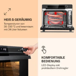 VaporChef Dampfbackofen 230 °C 24 L Drehregler EEK A 11 VaporChef Dampfbackofen 230 °C 24 L Drehregler EEK A -Outdoor Grills Store 10036174 de 0004 logo