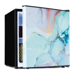 CoolArt 45L Mini-Kühlschrank EEK F Gefrierfach 1,5l Designtür