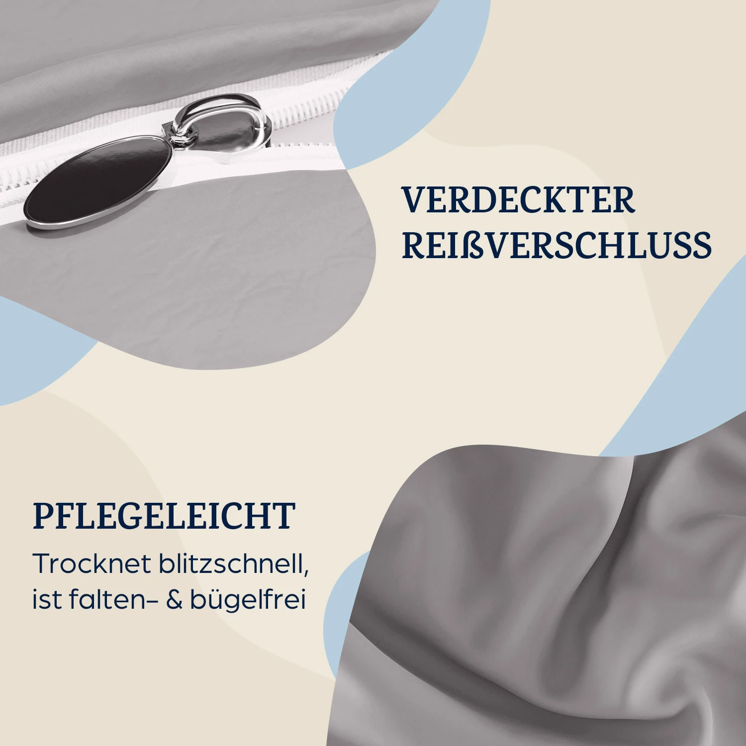 Soft Wonder-Edition Kopfkissenbezüge 2er Set 40x80 Cm Mikrofaser 3 Soft Wonder-Edition Kopfkissenbezüge 2er Set 40x80 Cm Mikrofaser – Bild 3