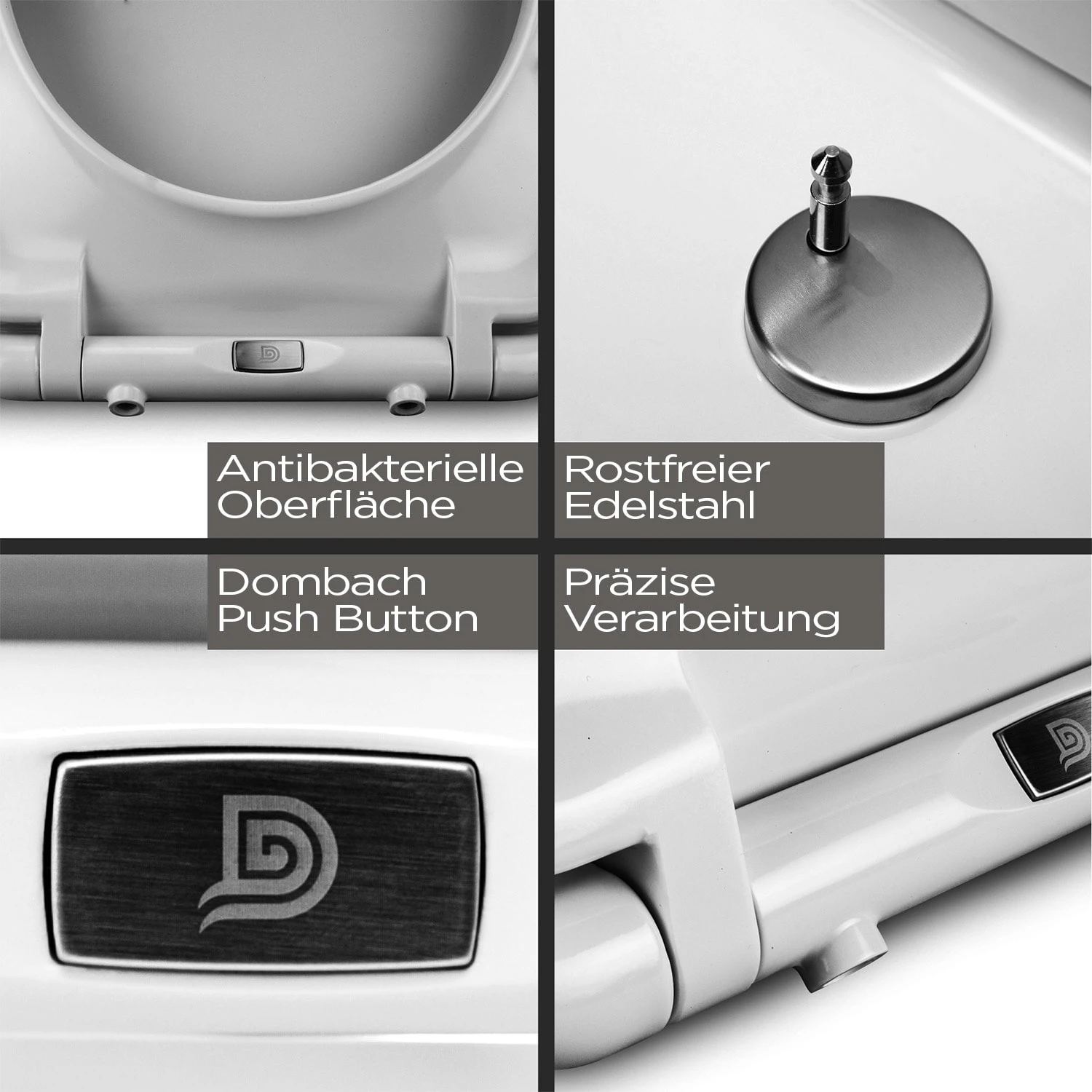 Kaiana Toilettendeckel O-Form Absenkautomatik Antibakteriell 5 Kaiana Toilettendeckel O-Form Absenkautomatik Antibakteriell – Bild 5