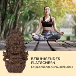 Löwenstein Wandbrunnen 2W Solar-Pumpe Polyresin 4 Weiße LED 5m Kabel -Outdoor Grills Store 10036333 de 0006 logo