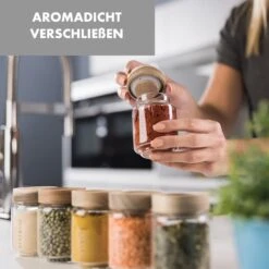 Glaswerk Cassia Gewürzgläser 6 St. 130 Ml Borosilikatglas Holzdeckel Luftdicht -Outdoor Grills Store 10036357 de 0004 logo