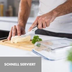 Glaswerk Hermatige Aufschnittbox Mit Glasdeckel Borosilikatglas Bambus Schneidebrett -Outdoor Grills Store 10036378 de 0004 logo