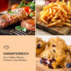 AeroVital Deluxe Heißluftfritteuse 1700W 5,4 Liter Edelstahl 9 AeroVital Deluxe Heißluftfritteuse 1700W 5,4 Liter Edelstahl -Outdoor Grills Store 10036476 de 0003 logo