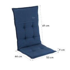 Coburg Polsterauflage Sesselauflage Gartenstuhl Polyester 53x117x9cm -Outdoor Grills Store 10037363 yy 0005 logo