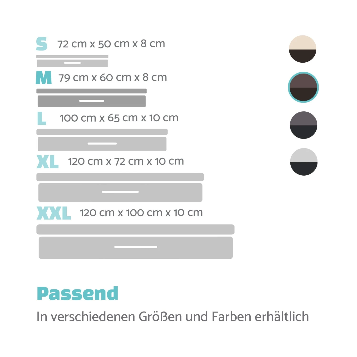 Balu Hundebett Waschbar Orthopädisch Rutschfest Memory-Schaum Größe M 7 Balu Hundebett Waschbar Orthopädisch Rutschfest Memory-Schaum Größe M – Bild 7