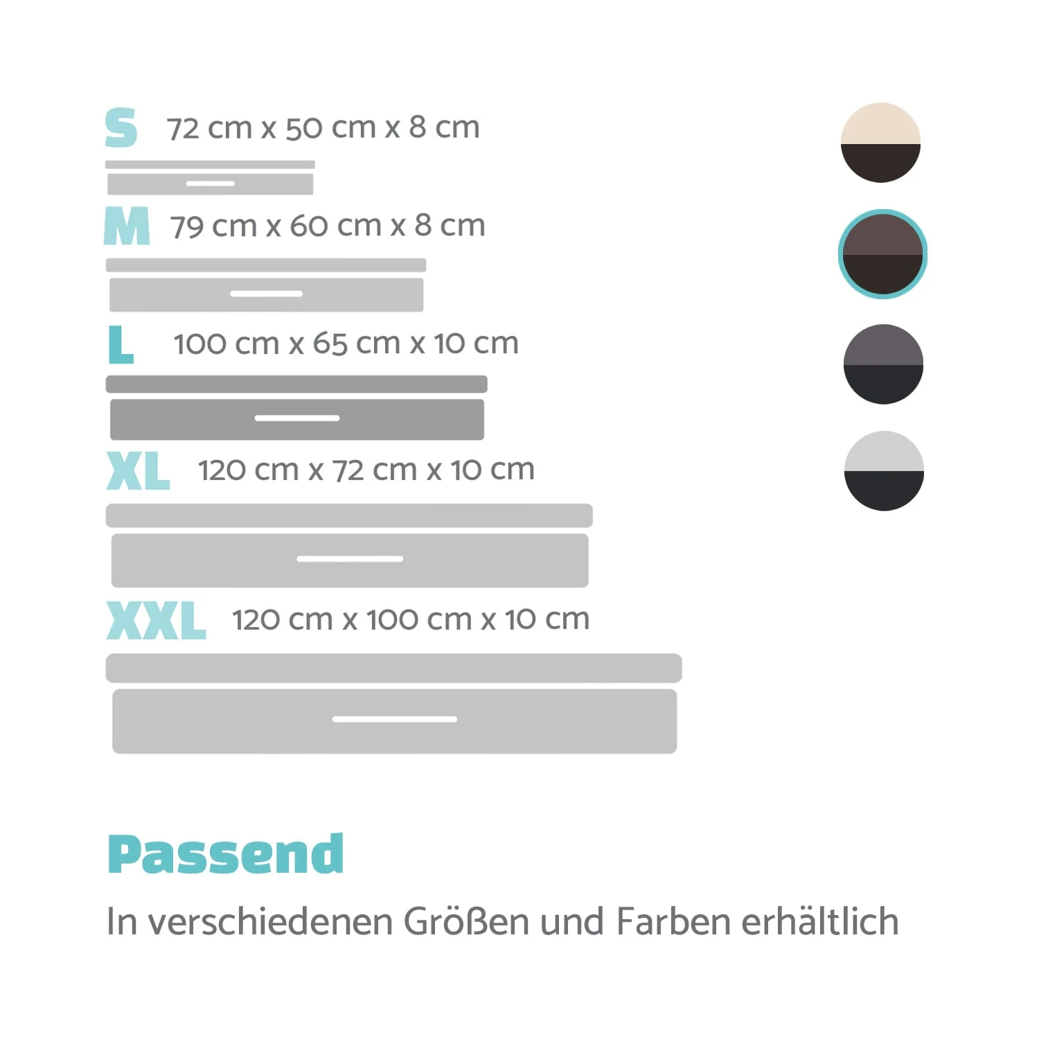 Balu Hundebett Waschbar Orthopädisch Rutschfest Memory-Schaum Größe L 7 Balu Hundebett Waschbar Orthopädisch Rutschfest Memory-Schaum Größe L – Bild 7