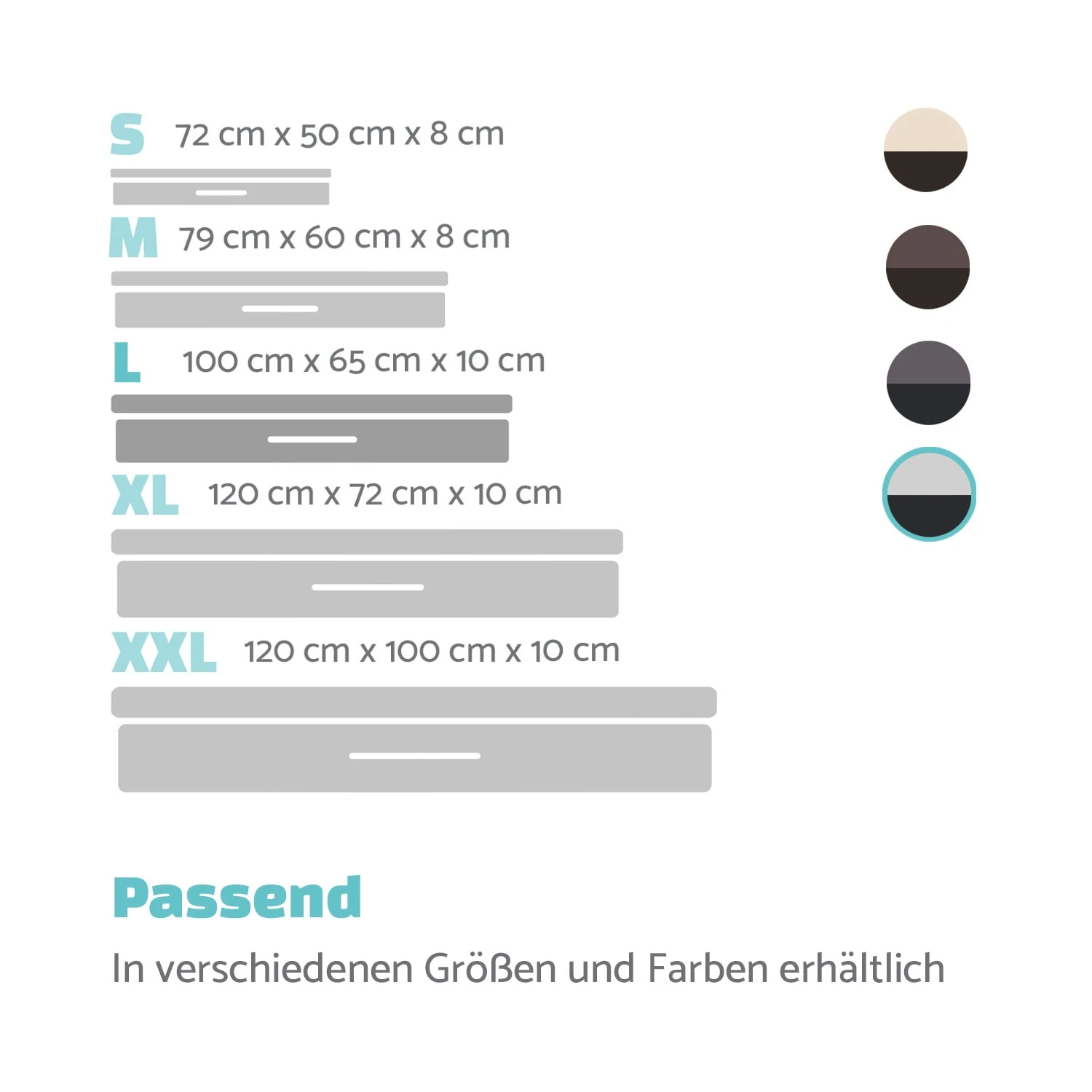 Balu Hundebett Hundekissen | Waschbar | Orthopädisch | Rutschfest | Atmungsaktiver Memory-Schaum | Größe L (100 X 10 X 65 Cm) 7 Balu Hundebett Hundekissen | Waschbar | Orthopädisch | Rutschfest | Atmungsaktiver Memory-Schaum | Größe L (100 X 10 X 65 Cm) – Bild 7