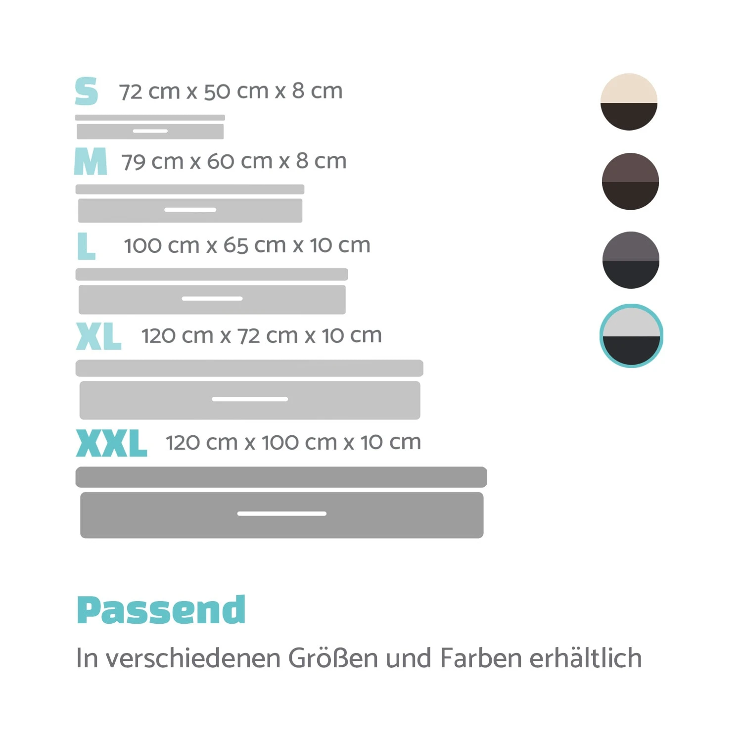 Balu Hundebett Hundekissen | Waschbar | Orthopädisch | Rutschfest | Atmungsaktiver Memory-Schaum | Größe XXL (120 X 10 X 100 Cm) 7 Balu Hundebett Hundekissen | Waschbar | Orthopädisch | Rutschfest | Atmungsaktiver Memory-Schaum | Größe XXL (120 X 10 X 100 Cm) – Bild 7