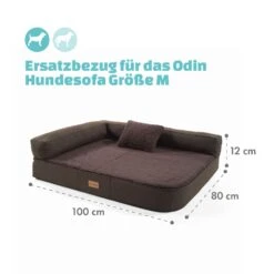 Odin Hundesofa Ersatzbezug | Waschbar | Rutschfest | Atmungsaktiv | Größe M (100 X 12 X 80 Cm) -Outdoor Grills Store 10037617 de 0004 logo
