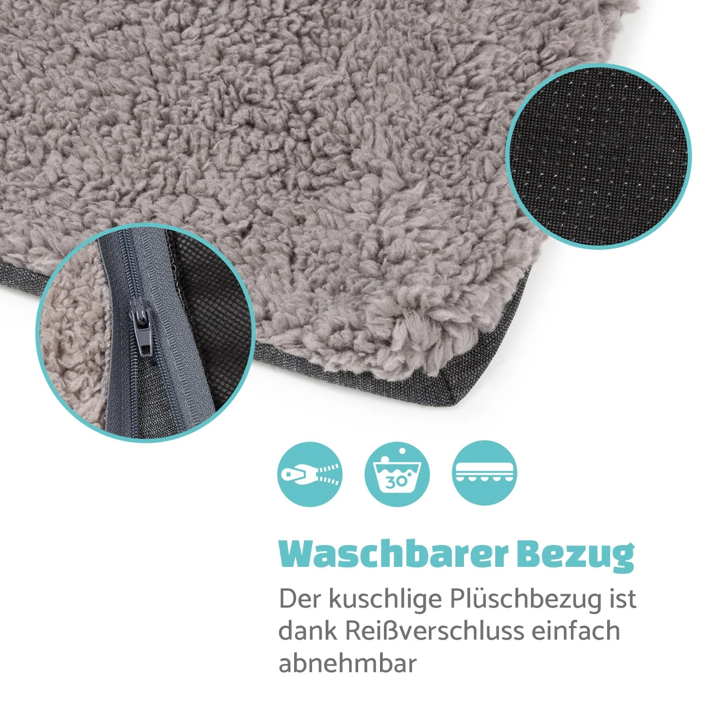 Emma Hundebett Ersatzbezug Waschbar Rutschfest Atmungsaktiv Größe L 2 Emma Hundebett Ersatzbezug Waschbar Rutschfest Atmungsaktiv Größe L – Bild 2