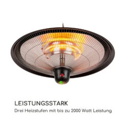Heizsporn Deckenheizstrahler 60,5 Cm (Ø) LED-Lampe Fernbedienung 10 Heizsporn Deckenheizstrahler 60,5 Cm (Ø) LED-Lampe Fernbedienung -Outdoor Grills Store 10037731 de 0003 logo