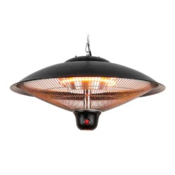 Heizsporn Deckenheizstrahler 60,5 Cm (Ø) LED-Lampe Fernbedienung
