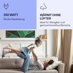 Wonderwall Air Art Smart Infrarotheizung Grüne Linie 120x30cm 350W -Outdoor Grills Store 10037845 de 0005 logo