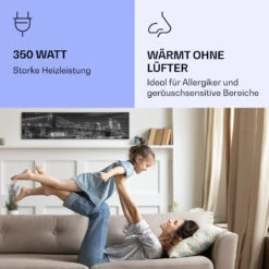 Wonderwall Air Art Smart Infrarotheizung Brücke 120x30cm 350W -Outdoor Grills Store 10037853 de 0005 logo