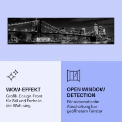 Wonderwall Air Art Smart Infrarotheizung Brücke 120x30cm 350W -Outdoor Grills Store 10037853 de 0006 logo