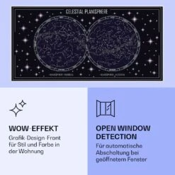 Wonderwall Air Art Smart Infrarotheizung Himmelskarte 120x60cm 700W 13 Wonderwall Air Art Smart Infrarotheizung Himmelskarte 120x60cm 700W -Outdoor Grills Store 10037892 de 0006 logo