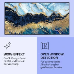 Wonderwall Air Art Smart Infrarotheizung Blauer Marmor 120x60cm 700W 13 Wonderwall Air Art Smart Infrarotheizung Blauer Marmor 120x60cm 700W -Outdoor Grills Store 10037911 de 0006 logo