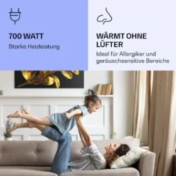 Wonderwall Air Art Smart Infrarotheizung Goldenes Blatt 120x60cm 700W -Outdoor Grills Store 10037920 de 0005 logo