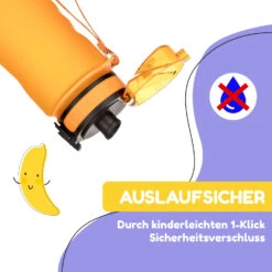 Schmatzfatz Trinkflasche Sportflasche 500 Ml 24 Cm Tritan -Outdoor Grills Store 10037953 de 0003 usp