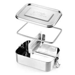 Schmatzfatz Eco Lunchbox 1200ml 19,5 X 14,5 X 6,5 Cm (BxHxT) Edelstahl -Outdoor Grills Store 10037956 yy 0003 logo