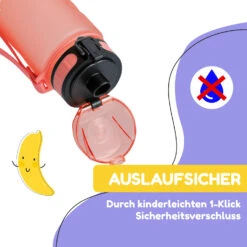 Schmatzfatz Trinkflasche Sportflasche 350 Ml 18 Cm Tritan -Outdoor Grills Store 10037959 de 0003 usp