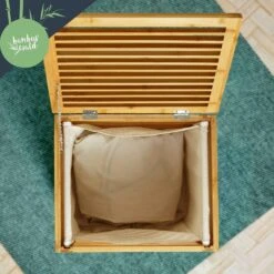 Wäschekorb Klappdeckel Bambus Baumwollleinen Einfacher Aufbau Bambus 12 Wäschekorb Klappdeckel Bambus Baumwollleinen Einfacher Aufbau Bambus -Outdoor Grills Store 10038088 yy 0006 logo