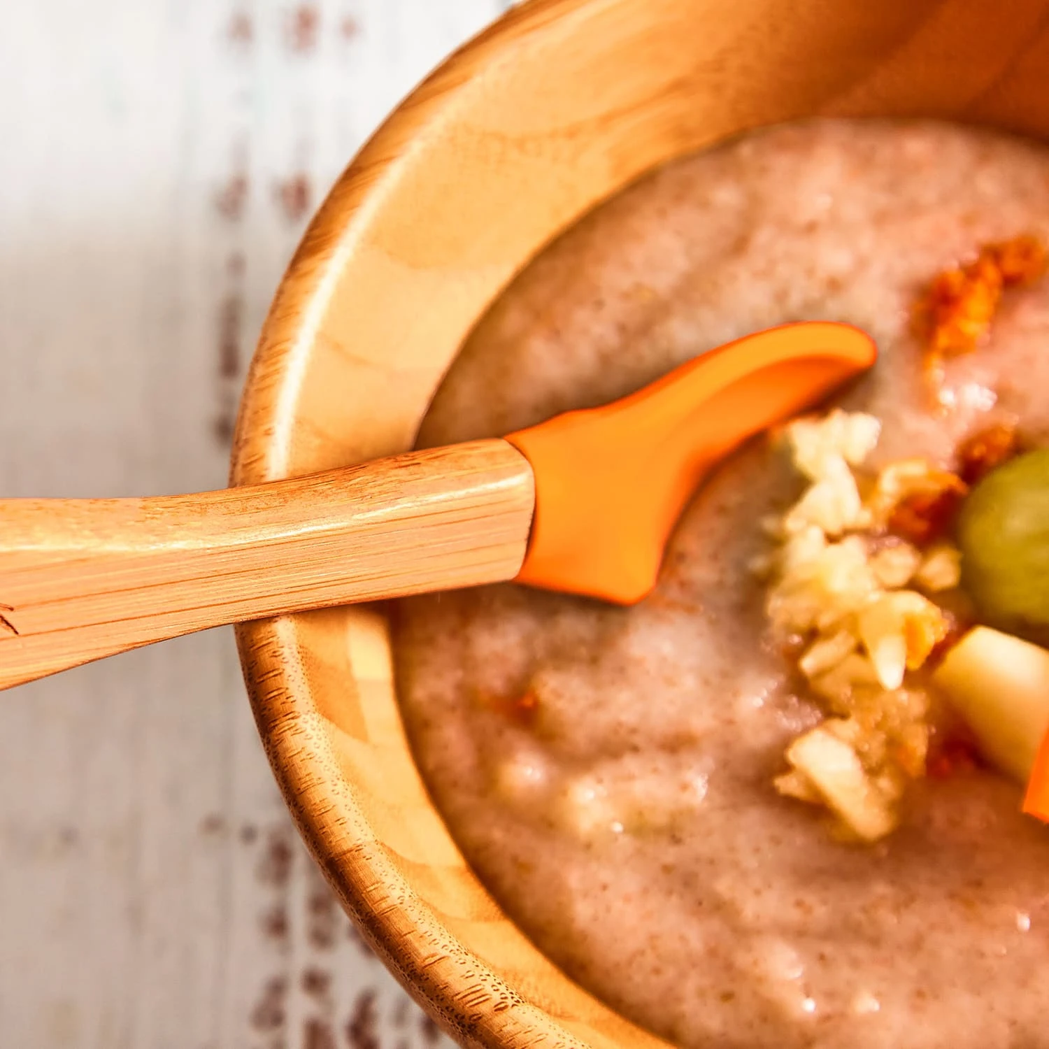 Kindergeschirr Mit Bambusschale Und Löffel 400 Ml Inkl. Saugnapf Ø: 13,7 Cm 3 Kindergeschirr Mit Bambusschale Und Löffel 400 Ml Inkl. Saugnapf Ø: 13,7 Cm – Bild 3